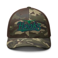 Image 5 of Hooks Ranch Camouflage trucker hat