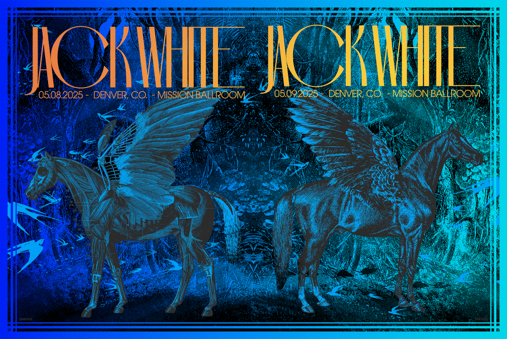 JACK WHITE DENVER TWO NIGHTS SET FOIL