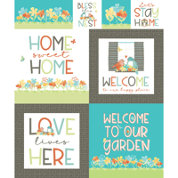 Image 2 of HOME TWEET HOME Panel Quilt Kit 63" x 63" by Tara Reed for Riley Blake Designs