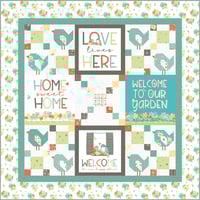 Image 1 of HOME TWEET HOME Panel Quilt Kit 63" x 63" by Tara Reed for Riley Blake Designs