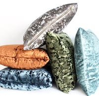 Image 1 of Velvet Pillow Covers, Velvet Throw Pillows, 18", 20", 22", 24" Multiple Sizes