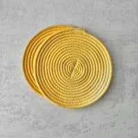 Image 2 of Ombre Rope Trivets, Set of Two Trivets, Kitchen Trivets, Dyed Trivets, Cotton Trivets