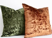 Image 3 of Velvet Pillow Covers, Velvet Throw Pillows, 18", 20", 22", 24" Multiple Sizes