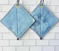 Image 3 of The Denim Potholder, Dyed Denim Potholder