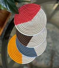 Image 4 of Rope Coasters, Set of Four, Multicolor