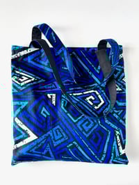 Image 5 of Ankara Market Tote, Reusable Grocery Bag, Produce Bag