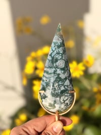 Image 1 of Moss Agate Tear Drop 