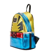 Image 2 of Loungefly Marvel X-Men Wolverine 97 Suit Metallic Mini Backpack