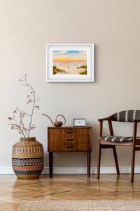 Image 3 of A dog with Sunset