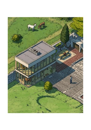 Image of Upper Lawn - SIGNED PRINT