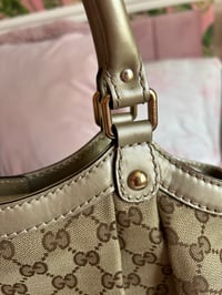 Image 4 of Gucci Sukey GG Canvas Gold Leather Bag
