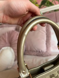 Image 6 of Gucci Sukey GG Canvas Gold Leather Bag
