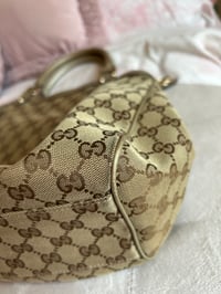 Image 10 of Gucci Sukey GG Canvas Gold Leather Bag