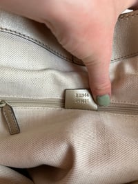 Image 16 of Gucci Sukey GG Canvas Gold Leather Bag
