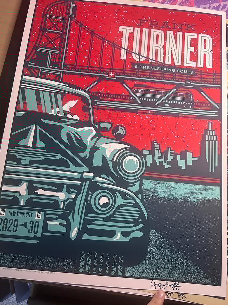 Image of Frank Turner - New York - Signed