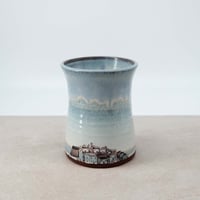 Image 1 of Blue Village Vase