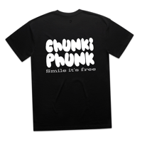 Image 2 of SMILE IT'S FREE TEE. - Black