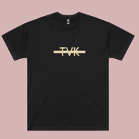 Image 1 of OVERSIZE TEE  - BLACK