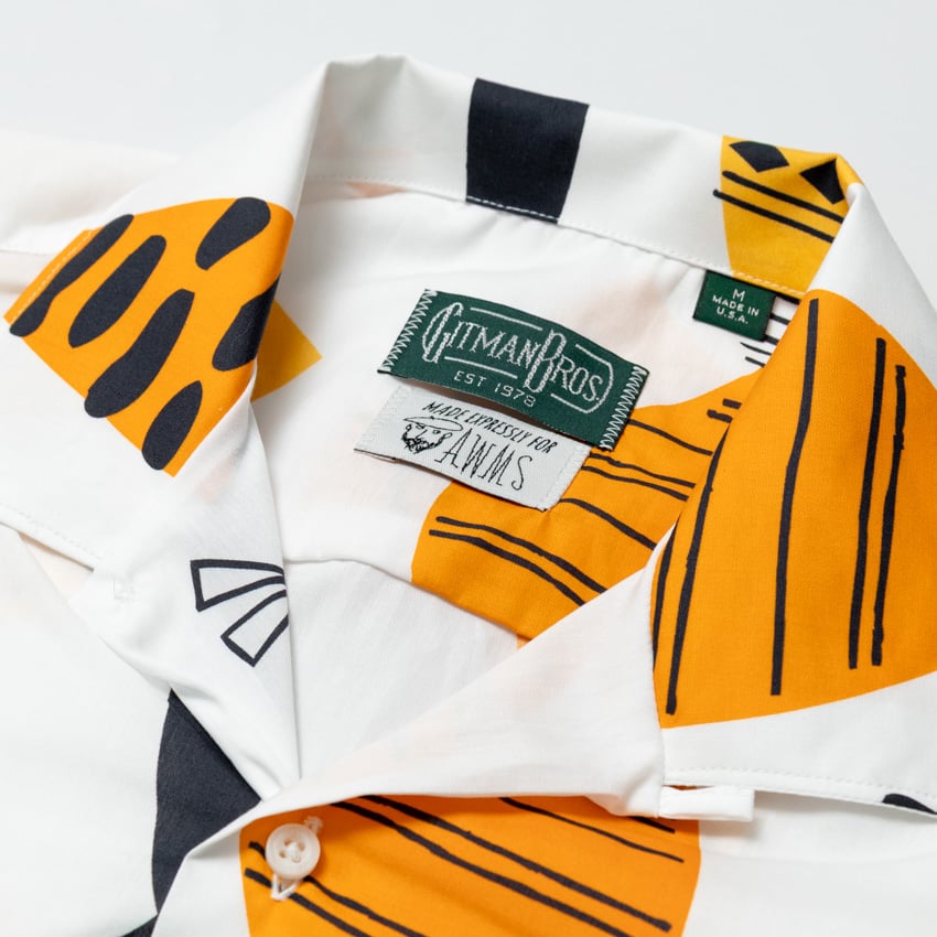 AWMS x GITMAN VINTAGE Sausalito Camp Shirt