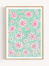 Image 2 of No Worries - Happy Botanical Art Print