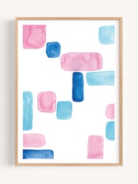 Image 2 of Calmness - A Calm, Minimalistic Watercolor Painting