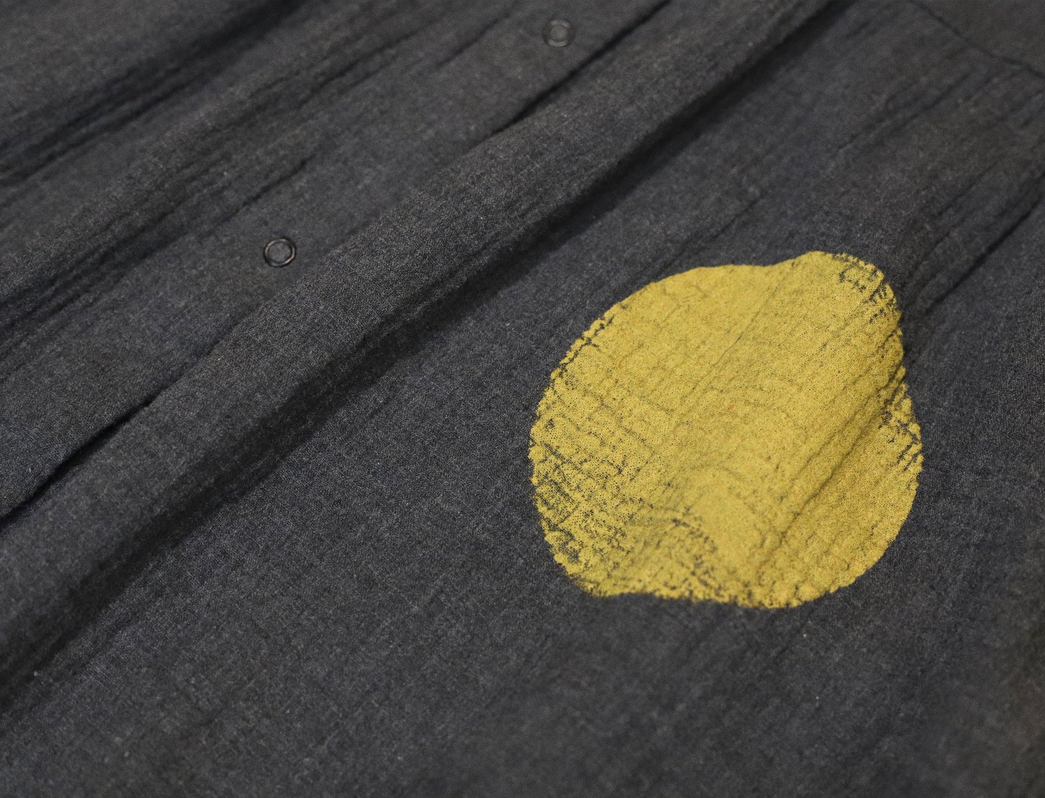 Image of DARK GREY WIDE MUSLIN DRESS
