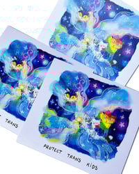 Image 1 of 14 x 16 - Protect Trans Kids