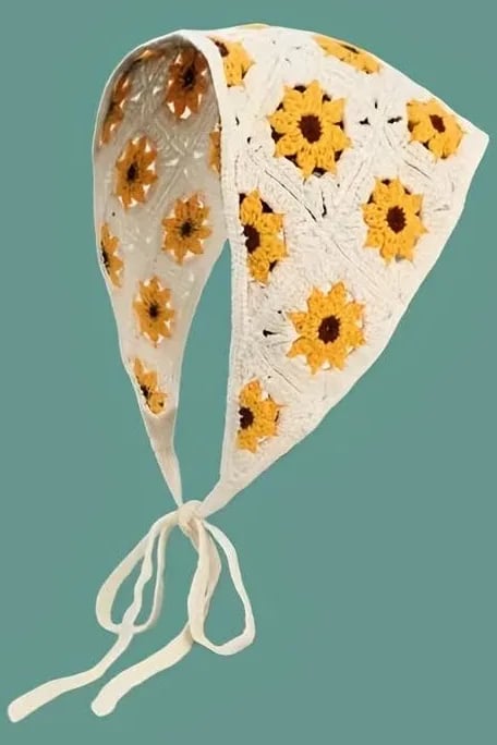 Image of Crochet Bandana 