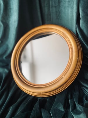 Image of Très grand miroir italien en bois // milieu XXème siècle