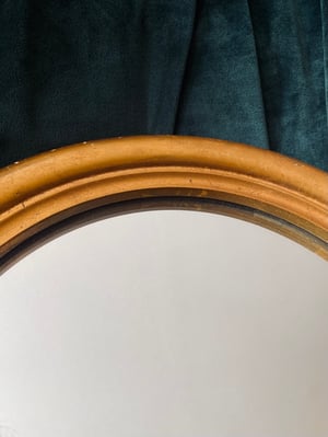 Image of Très grand miroir italien en bois // milieu XXème siècle