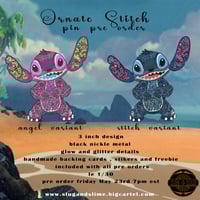 Ornate stitch pin pre sale 