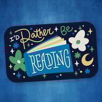 RATHER BE READING STICKER