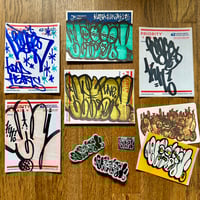 Image 1 of WHAT KH Sticker and Pin Pack
