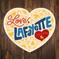 Image 1 of LAFAYETTE HEART STICKER
