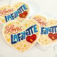 Image 2 of LAFAYETTE HEART STICKER