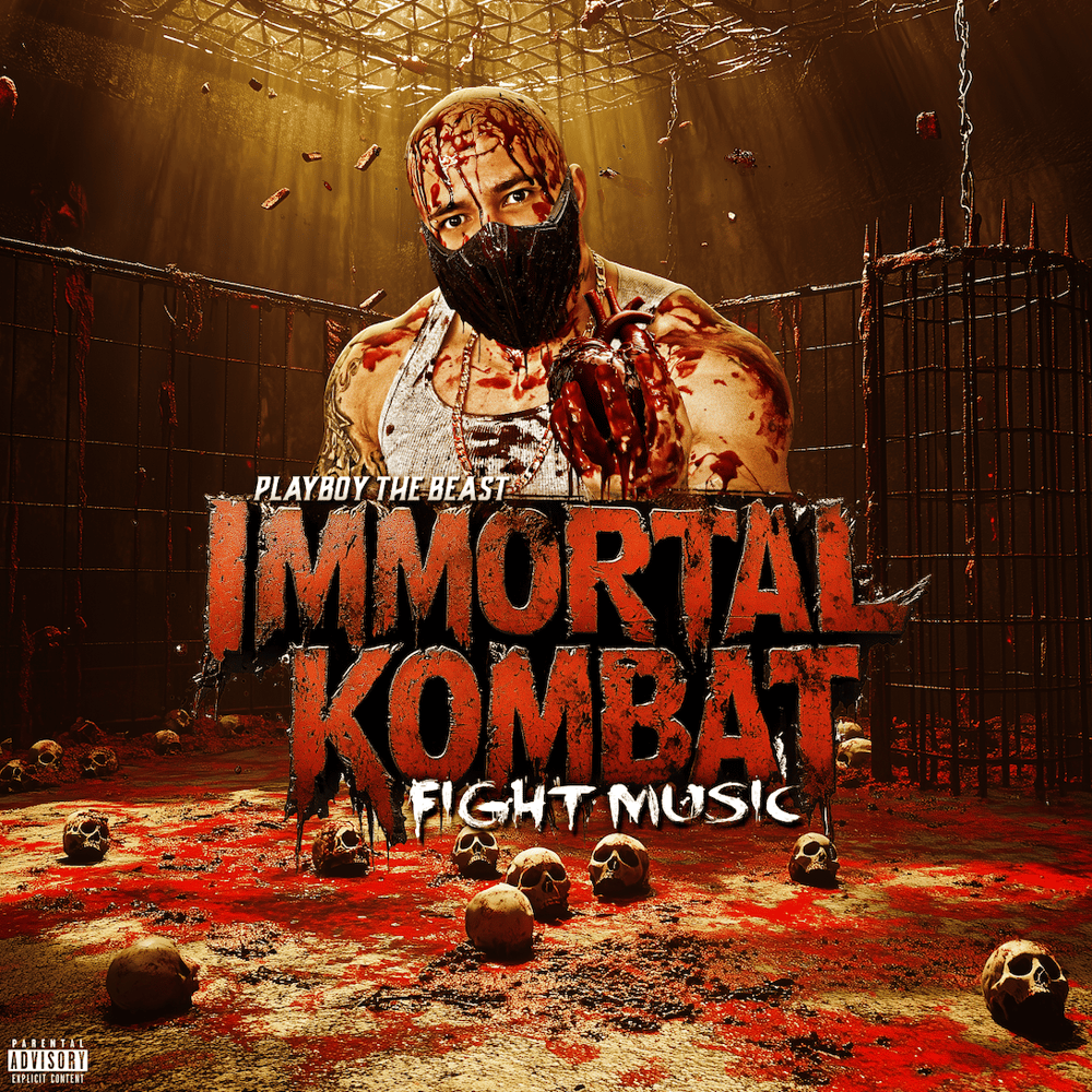 Image of Playboy The Beast "Immortal Kombat: Fight Music" CD (PRE ORDER)