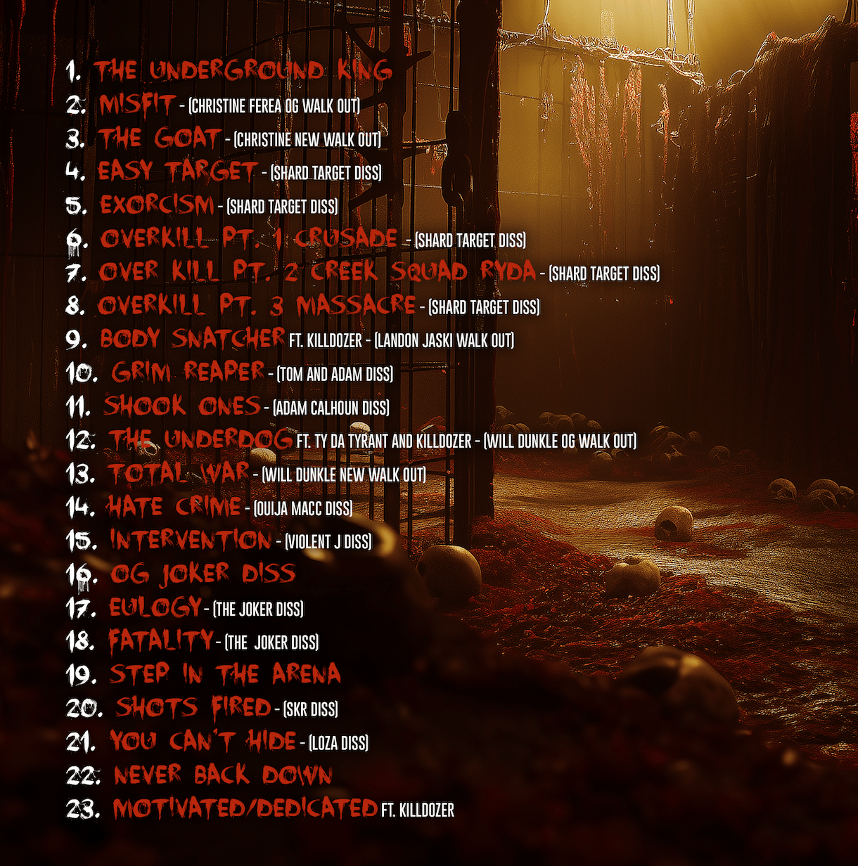 Image of Playboy The Beast "Immortal Kombat: Fight Music" CD (PRE ORDER)