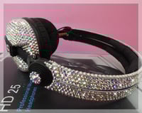 Image 2 of Custom Crystal AB Sennheiser HD 25 Headphones