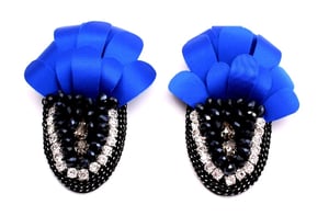 Image of Blue Feather Brooches - KD 35