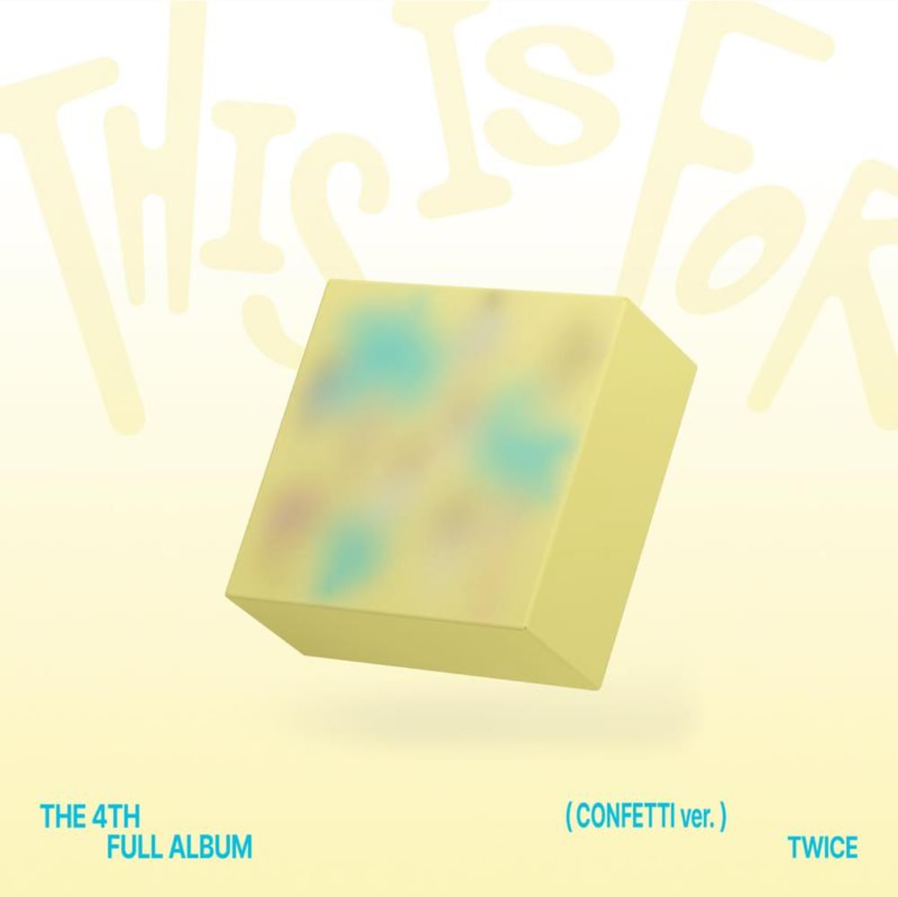 Image of [PRE-ORDER] TWICE ‘THIS IS FOR’ (Confetti Ver.)
