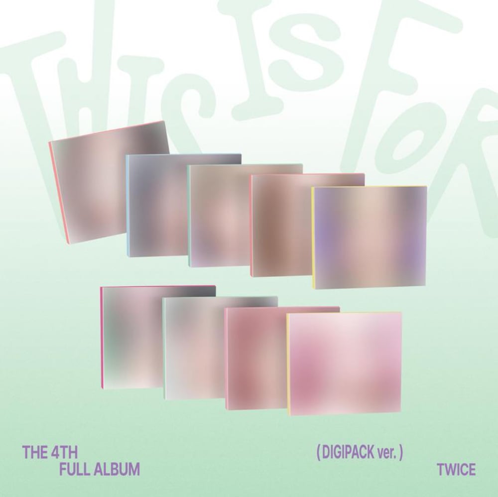 Image of [PRE-ORDER] TWICE ‘THIS IS FOR’ (Digipack Ver.) + JYP FANS Shop POBs