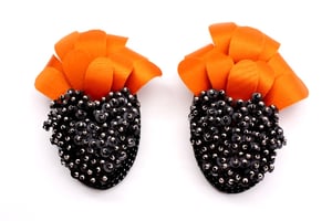 Image of Orange Feather Brooches - KD 35