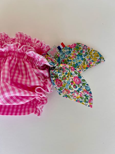 Image of Bikini vichy rose et liberty Emma et Georgina