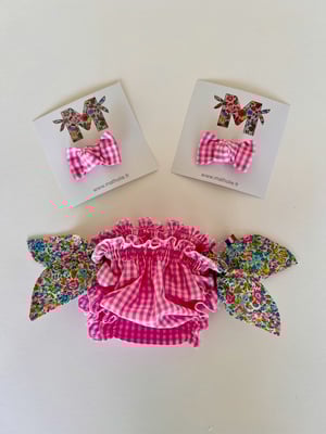 Image of Bikini vichy rose et liberty Emma et Georgina