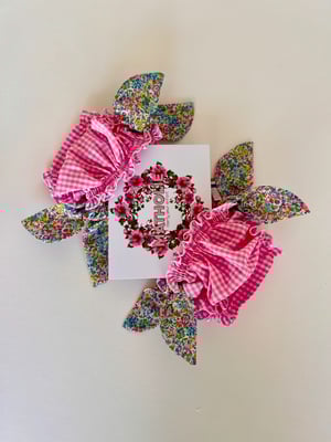 Image of Bikini vichy rose et liberty Emma et Georgina