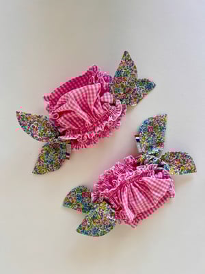 Image of Bikini vichy rose et liberty Emma et Georgina