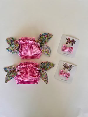 Image of Bikini vichy rose et liberty Emma et Georgina