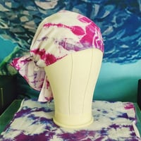 Image 1 of Swirl Tie-Dye Tenugui