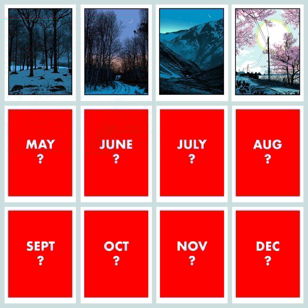 DWELLINGS - 12 PRINTS/+CALENDAR