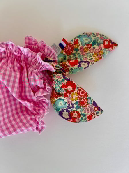 Image of Bikini vichy rose et liberty Michelle